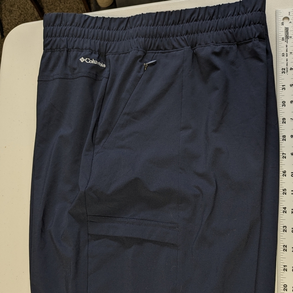 Columbia Omni Shade blue pants XXL 2XL drawstring, elastic cuffs - Picture 11 of 14